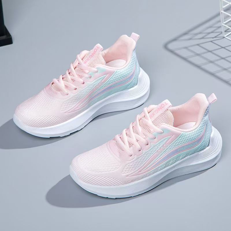 Shock Absorbing Gym Trainers - Sepatu kets wanita modis sepatu jalan