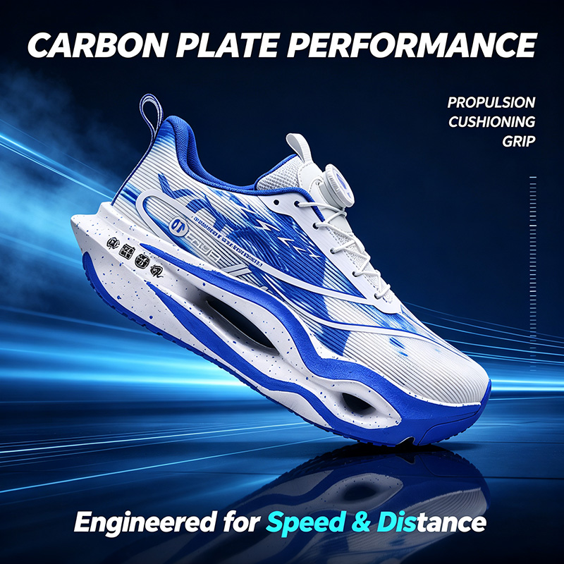 Sepatu Lari Pria dengan Sol Ka - Carbon Plate Marathon Racing Shoes ulasan dan harga